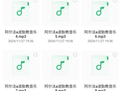 阿尔法胎教音乐360首(花费2980在小红书买来的珍贵资源)